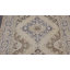 Tapis de couloir unique en laine noué à la main de style années 1960 de 4 pi 8 po x 12 pi 7 po en beige / bleu / brun