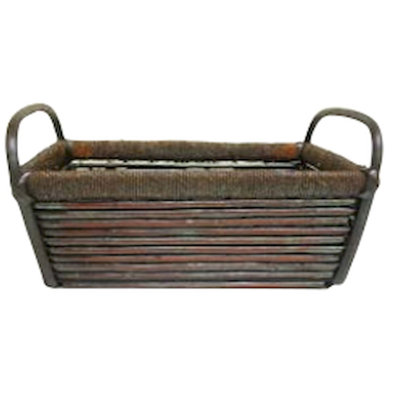 Gracie Oaks Wicker Box