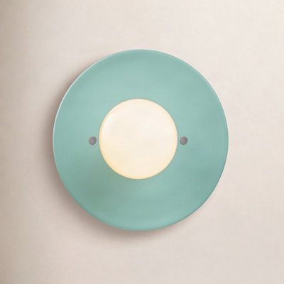1 - Light Dimmable Flush Mounted Sconce