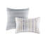 Ensemble de literie, polyester, grand lit, bleu, confort moderne