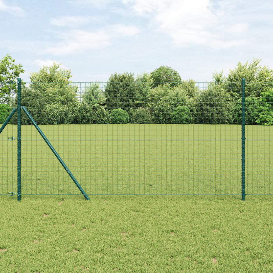 Welded Wire Fence With 7 Posts Steel