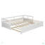 Lit de jour extensible avec couchette, lit de jour en bois avec couchette-1352851035