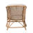 Triston Upholstered Rattan Armchair