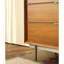 Commode d'appoint géométrique légère de luxe rétro
