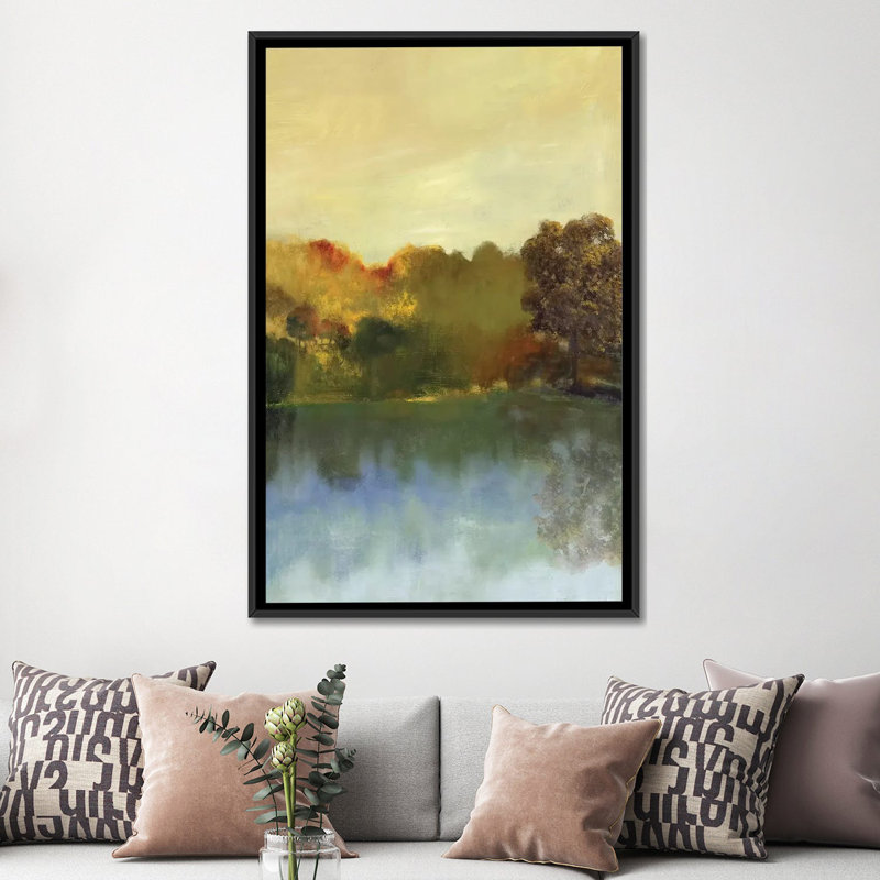 « natural », impression sur toile, H 26 po x l 18 po x P 1,5 po, Toile avec cadre noir, Pas de tapis