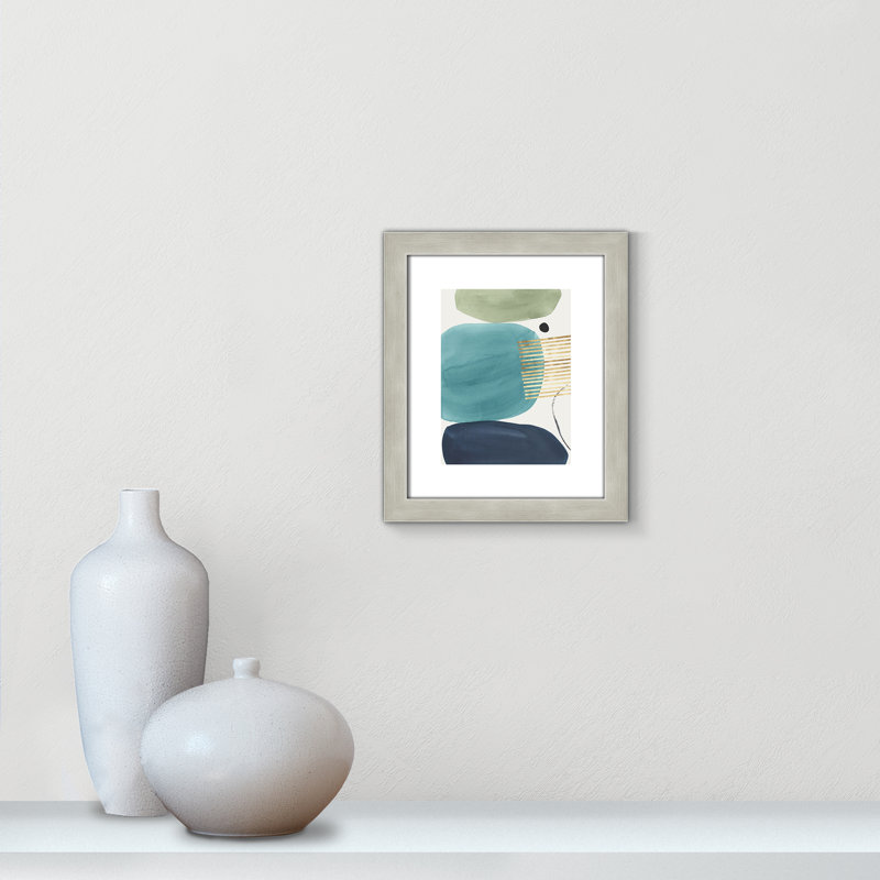 Pistachio Dreams - reproduction de cadre photo, H 36 po x l 26 po x P 1,25 po, Cadre argent chaud