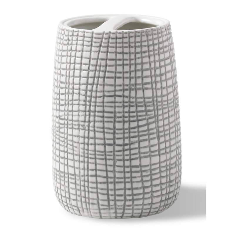 Porte-brosse à dents en porcelaine embossée Boedy
