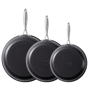 Frying pan, 3set,black