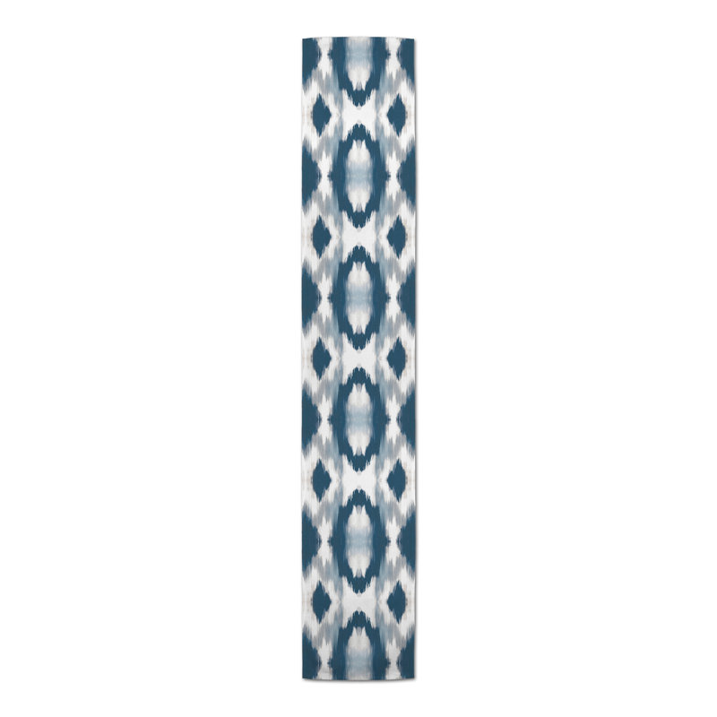 Chemin de table Bleuette, 72 po x 16 po, Bleu