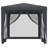 vidaXL Party Tent with 4 Mesh Sidewalls Anthracite 9.8'x13.1' HDPE-87951575-87951584