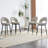 AriaHome 25" Faux Leather Swivel Counter Stools with Cutout Low Back and Gold Footrest (Set of 4)-2129825484-2129825487