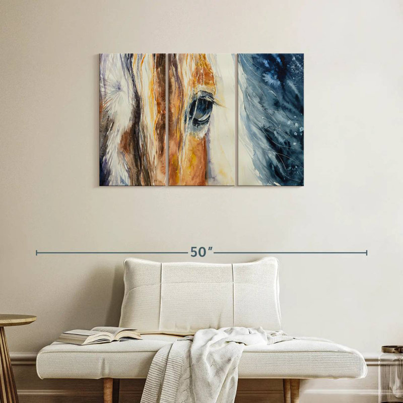 Horse Eye, 24" H x 38" W