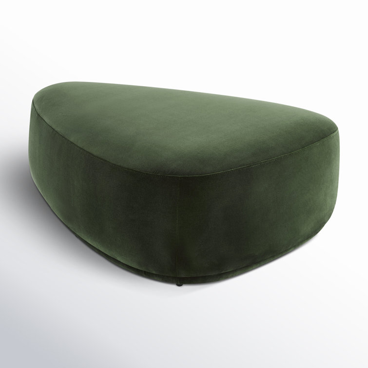 Adna 44'' Triangular Upholstered Ottoman