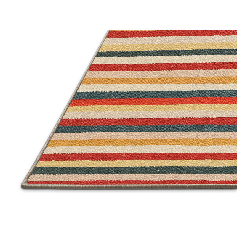 Tapis beige/brun/gris contemporain, Rectangle 3 pi x 5 pi
