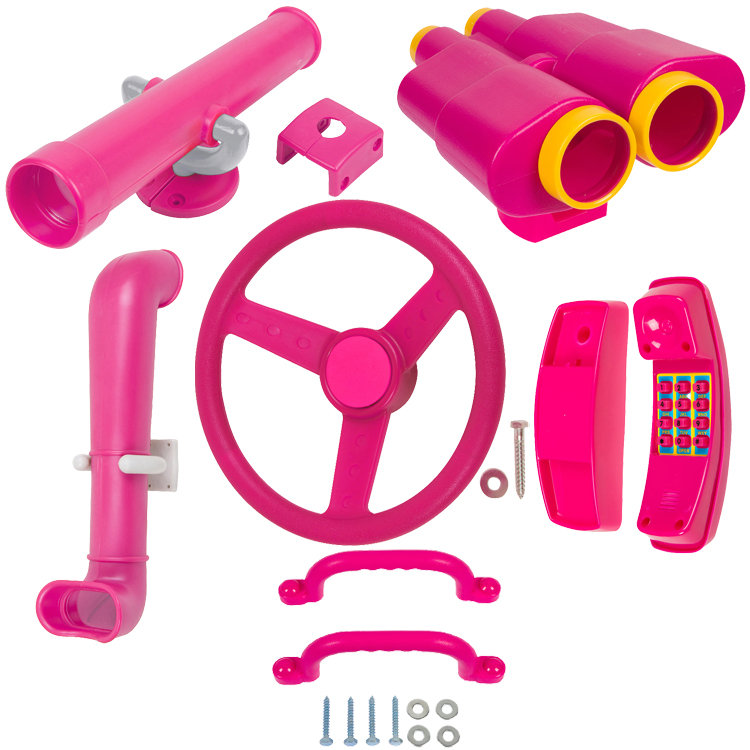 Ensemble d'accessoires de luxe, Rose
