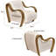 Fauteuil d'appoint Curva Luxe-1964166636-1966696491