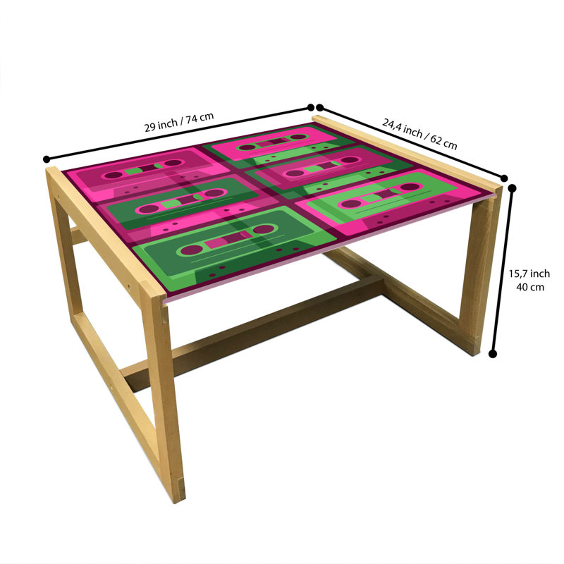 Innozenz Sled Coffee Table, 62cm H x 74cm W x 40cm D