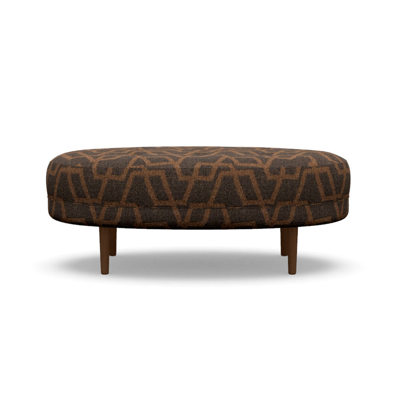Avalon Ottoman, Walnut, Perky 855419