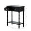 Elegant Console Table For Living Room Furniture, 2 Drawers Wooden Slim Entry Hallway Table
