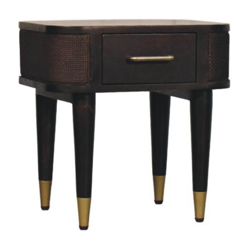 Fratar 45cm W Solid Wood Bedside Table