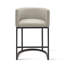 Tabouret de bar rembourré en similicuir-2001614378