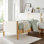Lit plateforme tapissier Maven Boucle