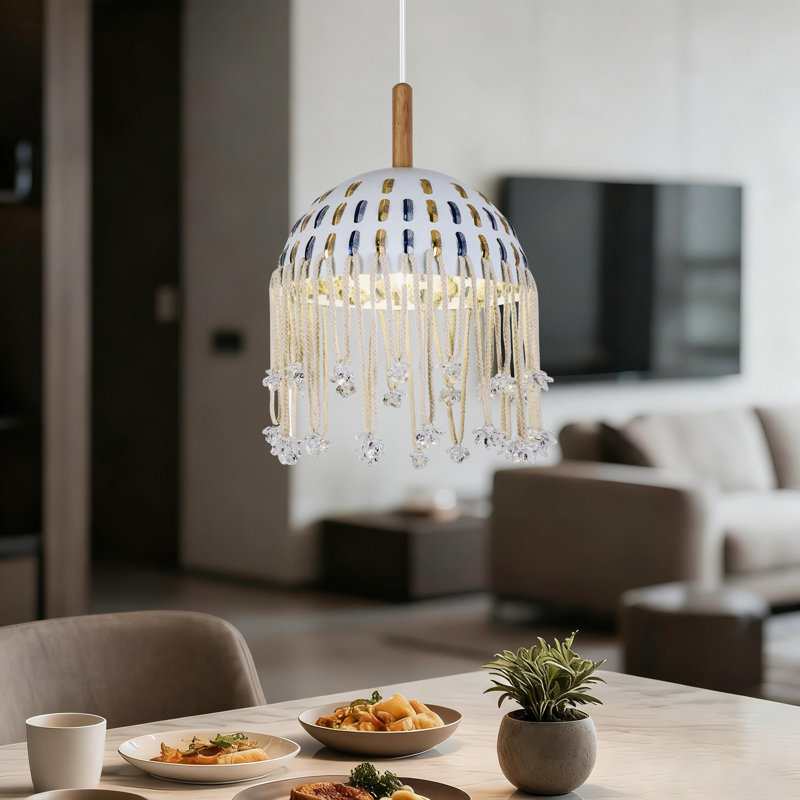 Luminaire pour chambre 1 lumière style bohémien