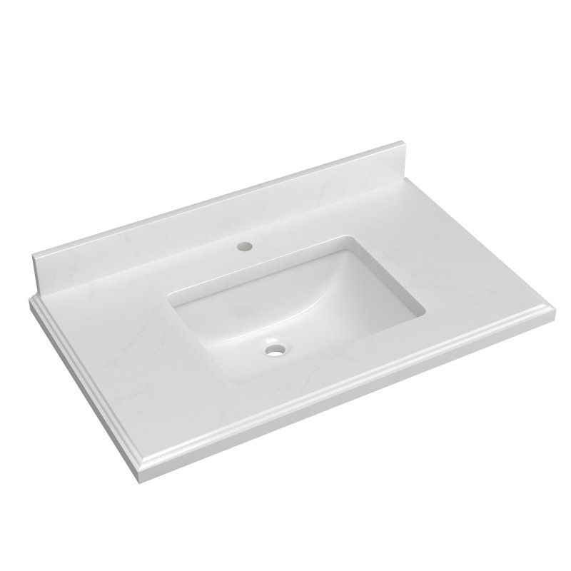 Dessus de meuble-lavabo en pierre pour salle de bain