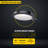 150W Equivalent LED Black Solar Motion Area Light, 5000K, Dusk to Dawn