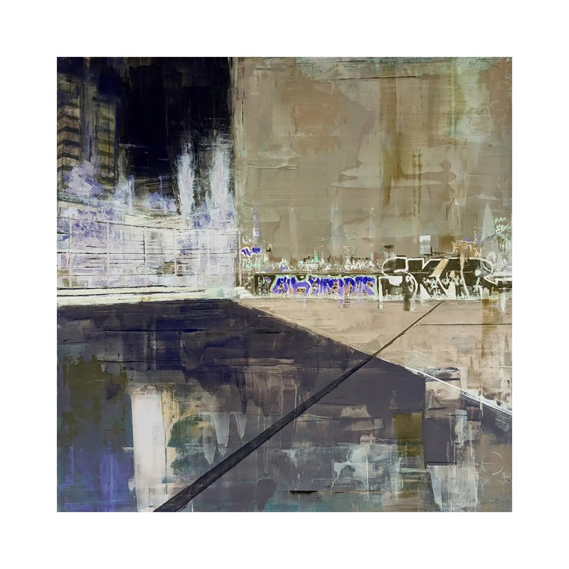 Berlin-22-01 1 Piece Wall Art on Canvas, 30.48cm H x 30.48cm W