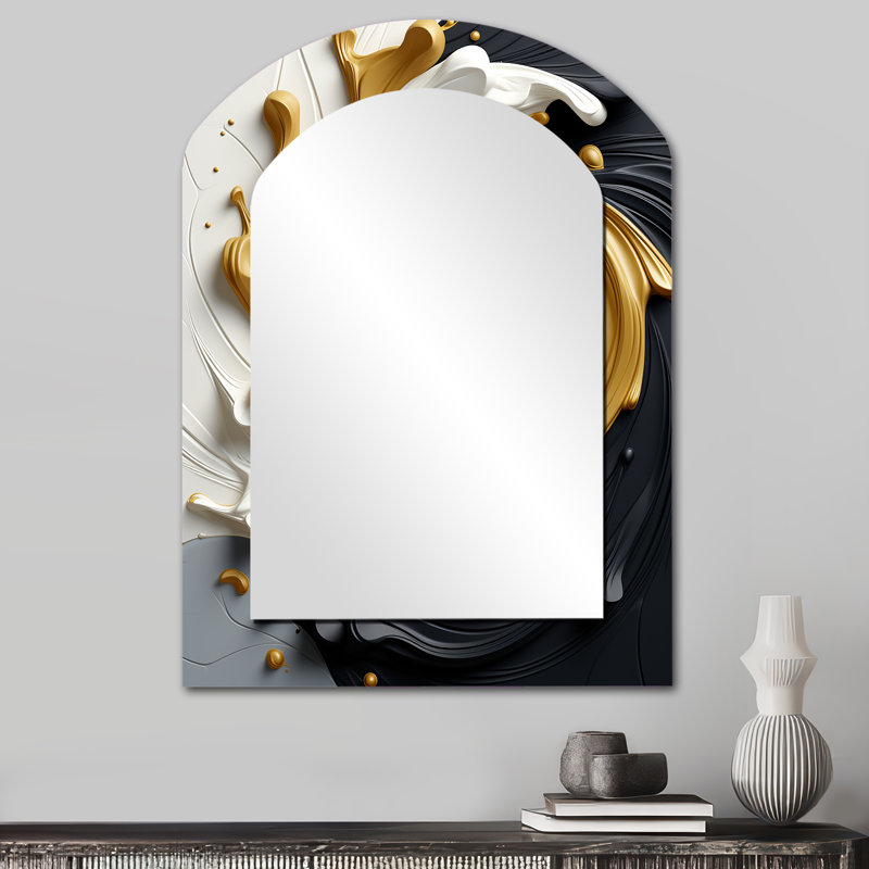 Miroir mural liquide, 34 po x 25 po