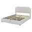 Lit plateforme tapissier avec système de rangement hydraulique-630946528-630946542