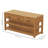Country style solid wood kitchen center island