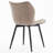 Upholstered Dining Chairs Faux Leather Side Chair With Metal Frame-892665395