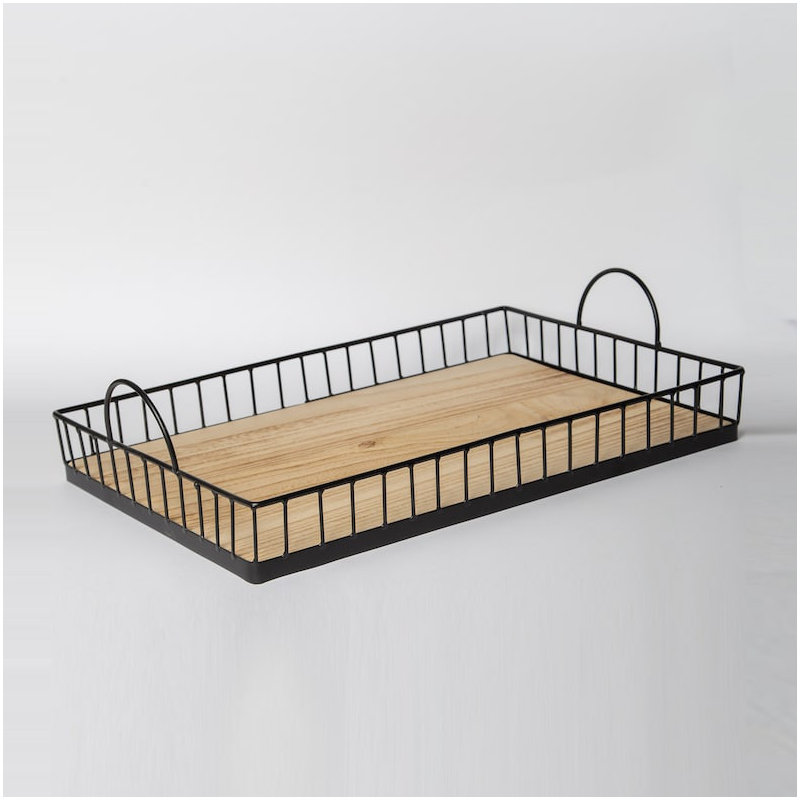 Shelbert Tray, 4" H x 10" W x 16" D