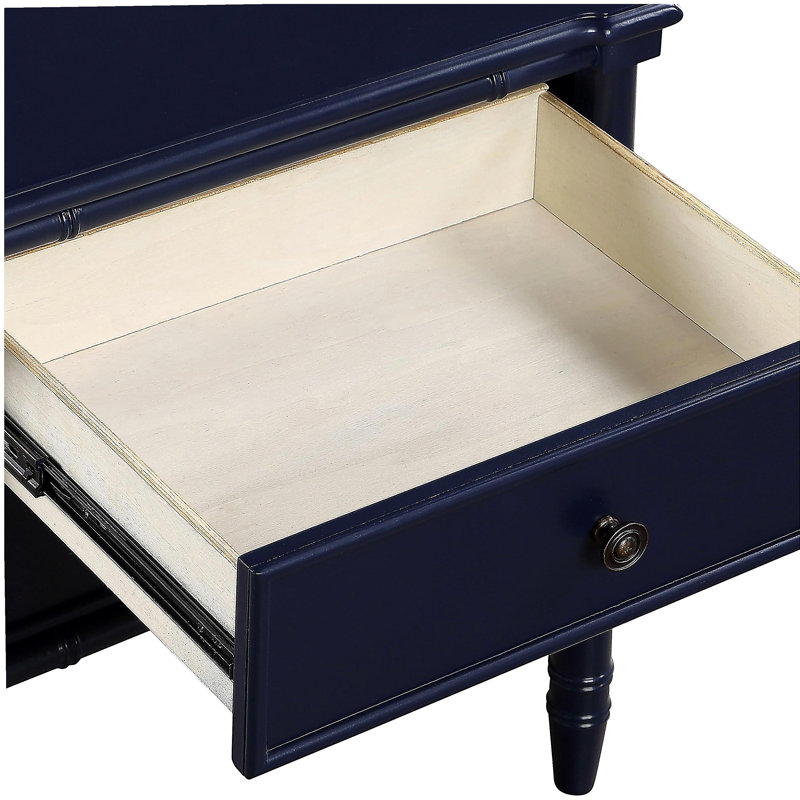 Emmett 2 Drawer Nightstand - Midnight Blue