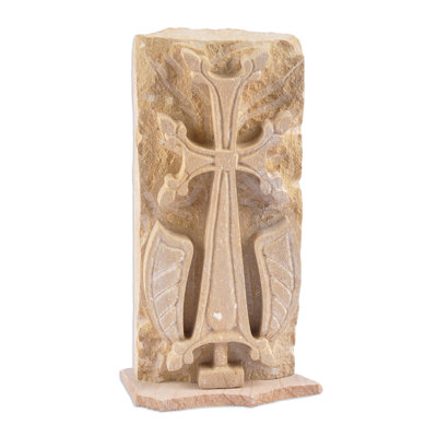 Grande sculpture croix celtique Crisette