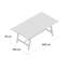Xiao Rectangular Teak Solid Wood Extendable Outdoor Dining Table - 180 cm W 100 cm D