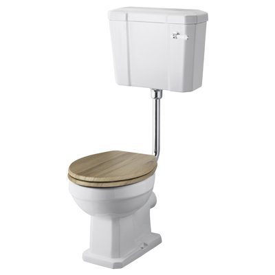 Belfry Bathroom Zella 6 LPF Round Floor Mounted Toilet (Seat Included)
