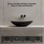 Lavabo vasque ovale noir mat 24 "x 15" Monblari-126410530