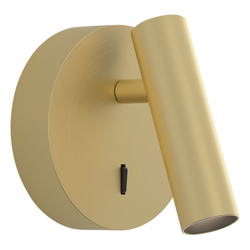 Enna 1 - Light LED Spotlight, Matt Gold