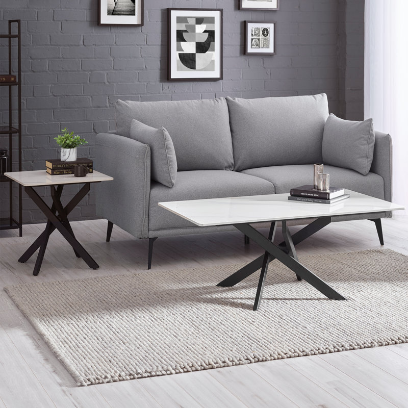 Dashiya Cross Legs Coffee Table