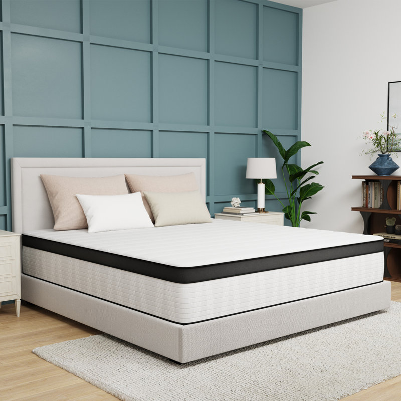 Avenco 14" Medium Gel Memory Foam Pillow Top Hybrid Mattress– 10-Year Warranty, CertiPUR-US, OEKO-TEX Certified, Queen, 14"