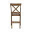 Ensemble de 2 chaises rembourrées en lin à hauteur de comptoir seulement, sans les tables-2058876502