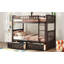 Lit superposé simple au-dessus de simple avec tiroirs, lits convertibles, espresso-1120994477-1120994482