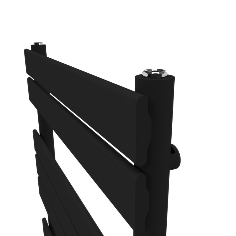 Designer Radiator, Black, 47cm H x 19cm W x 4cm D