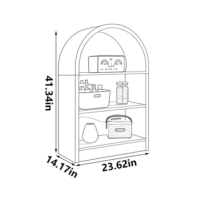 Patchett, (3 tablettes) H 41,34 po x l 23,62 po x P 14,17 po