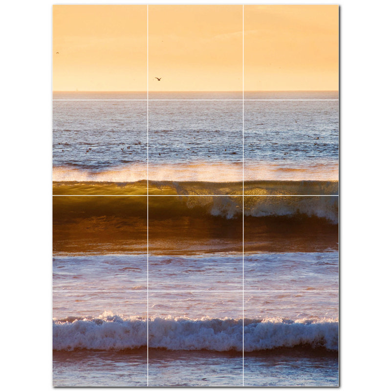Vagues photo 12 x 12