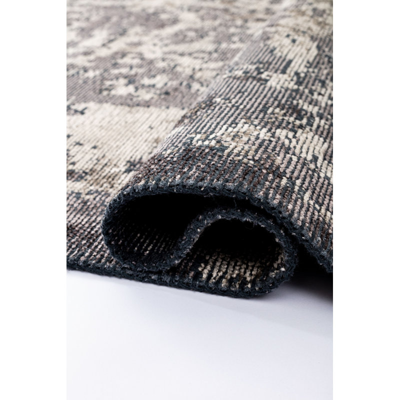 Rapture Beige Gray Oriental Luxury Area Rug, Rectangle 7'10" x 11'2"