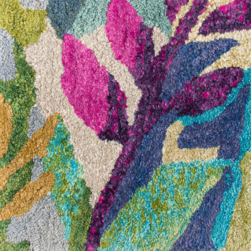 Galleria Floral Handmade Tufted Area Rug, Rectangle 3' x 5'